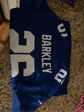 NFL Blue White #26 Men’s Football Jersey